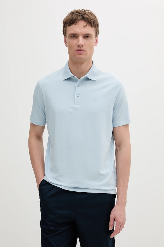 Πόλο Karl Lagerfeld με ελαστάν μπλε 552221.745750