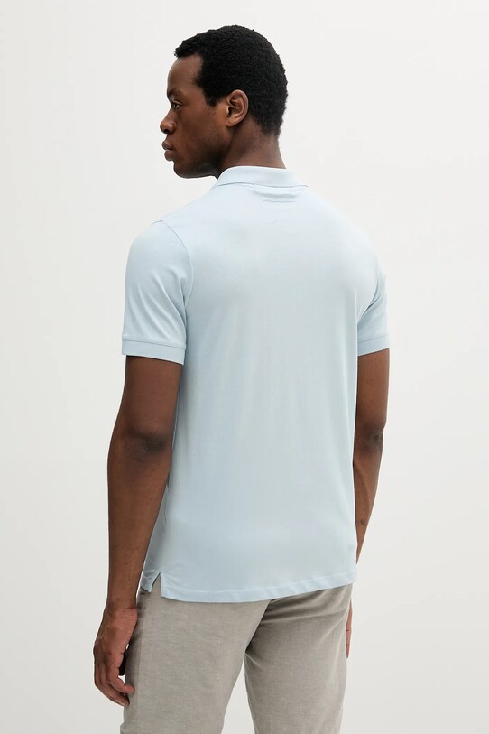 Îmbrăcăminte Karl Lagerfeld polo de bumbac 552224.745710 albastru
