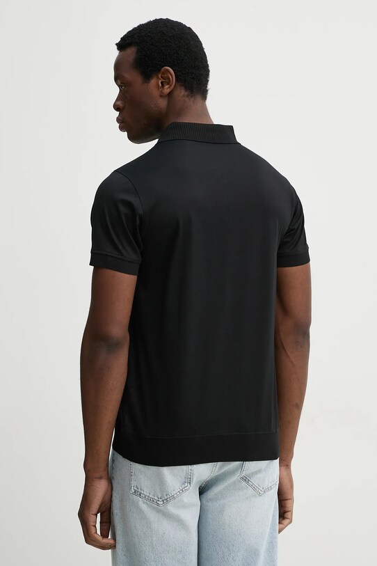 Odzież Karl Lagerfeld polo bawełniane 552200.745000 czarny