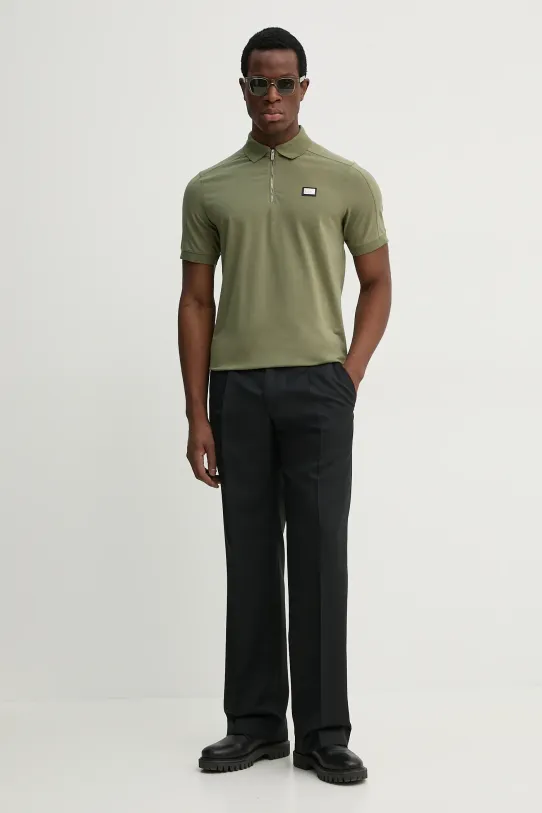 Karl Lagerfeld polo 552221.745020 zielony SS25