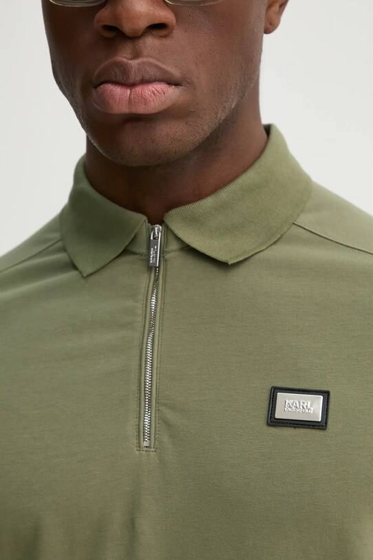 Karl Lagerfeld polo 552221.745020 zielony