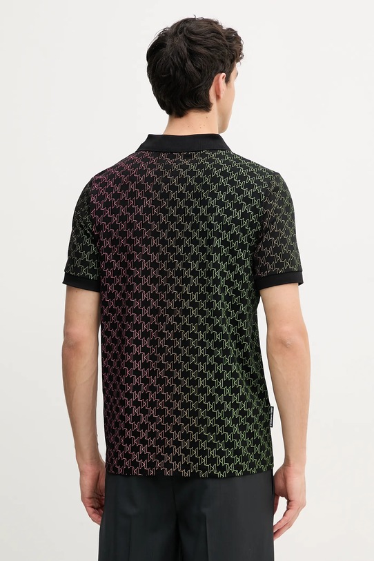 Oblečenie Polo tričko Karl Lagerfeld 552235.745401 čierna