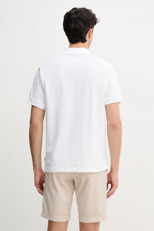 Oblečení Bavlněné polo tričko Pepe Jeans ESSENTIAL POLO CONTRAST LOGO PM542298 bílá