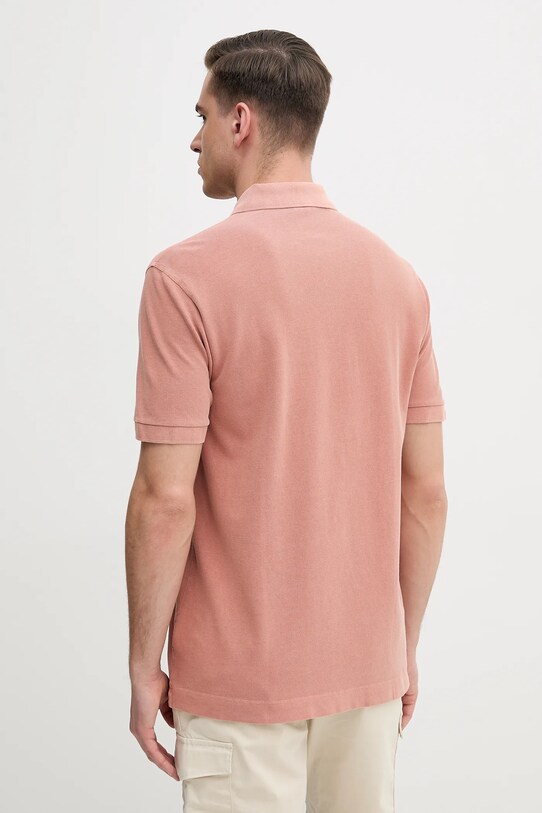 Îmbrăcăminte Lacoste polo de bumbac PH0349 portocaliu