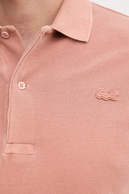 Lacoste polo de bumbac PH0349 portocaliu