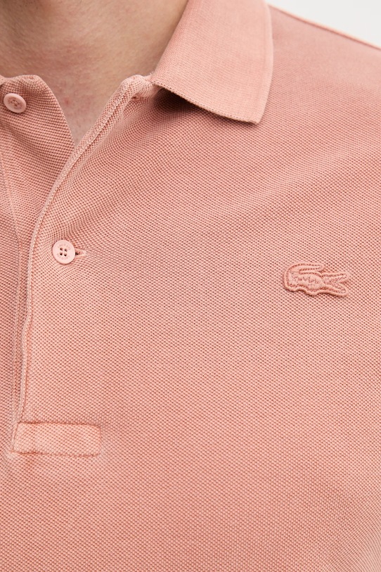 Bavlnené polo tričko Lacoste PH0349 oranžová