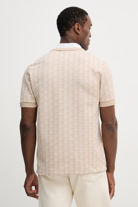 Îmbrăcăminte Lacoste tricou polo DH1417 bej