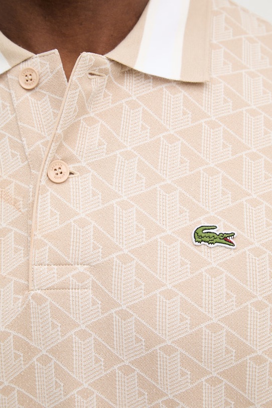 Lacoste tricou polo DH1417 bej
