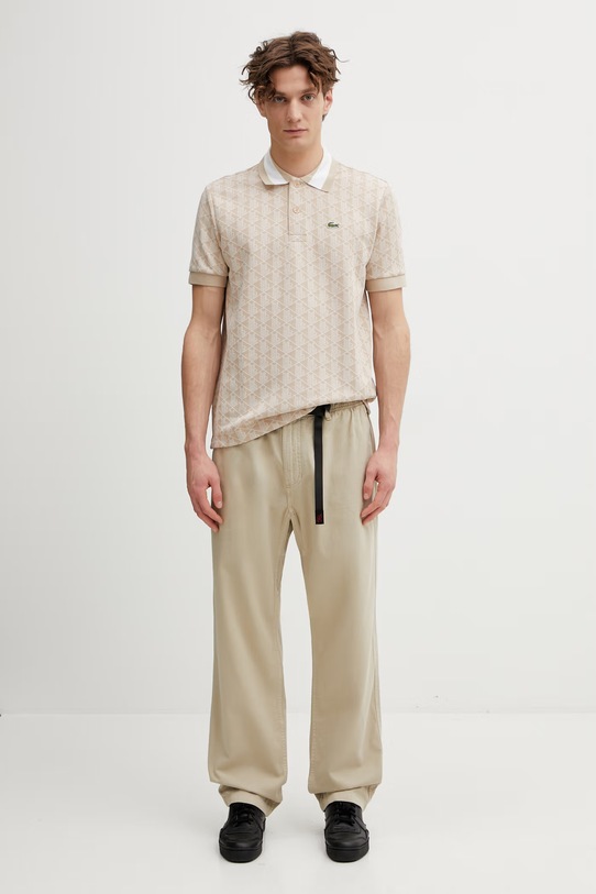 Polo tričko Lacoste DH1417 béžová