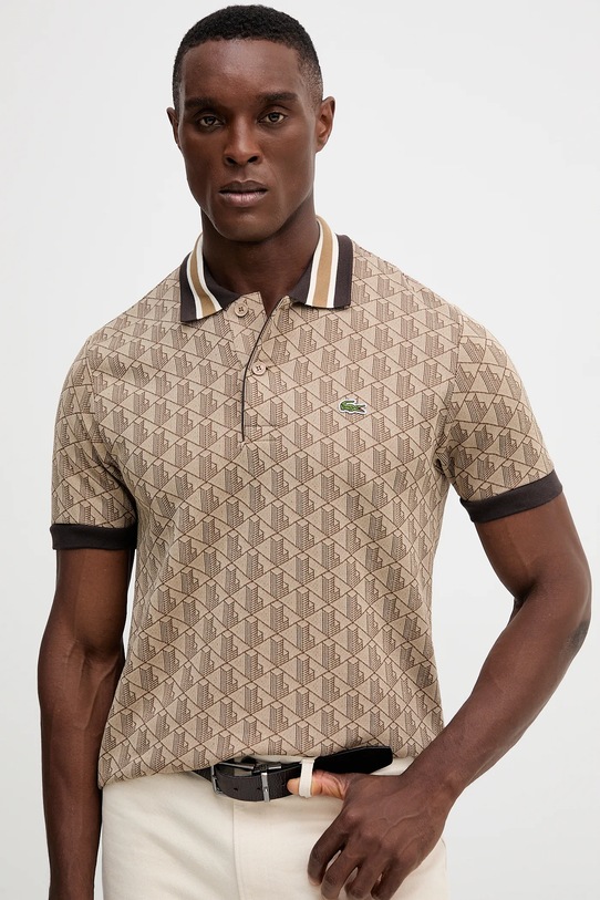 Odzież Lacoste polo DH1417 zielony