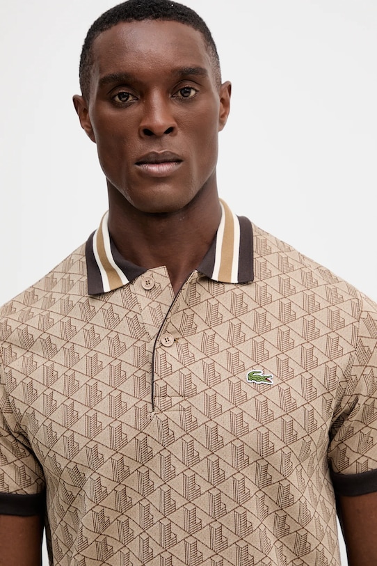 Lacoste tricou polo verde DH1417