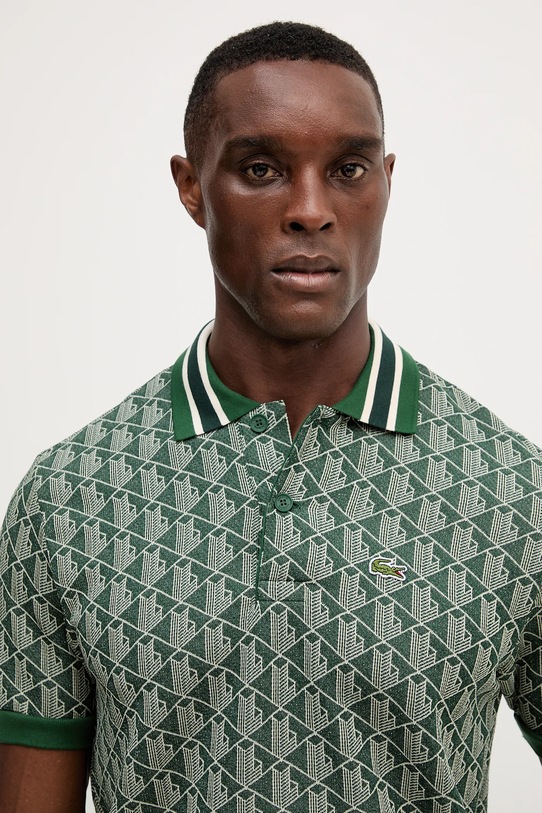 Поло Lacoste зелёный DH1417