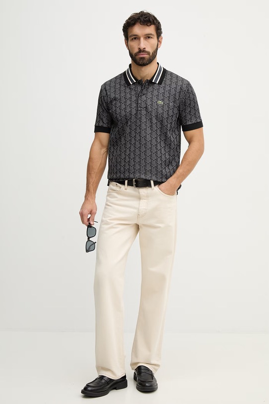 Lacoste polo DH1417 szary SS26