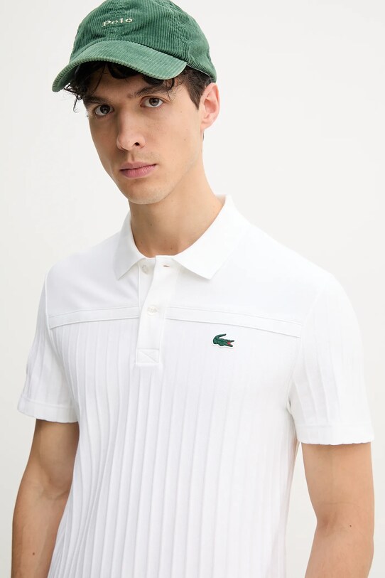 Polo majica Lacoste bijela DH8960