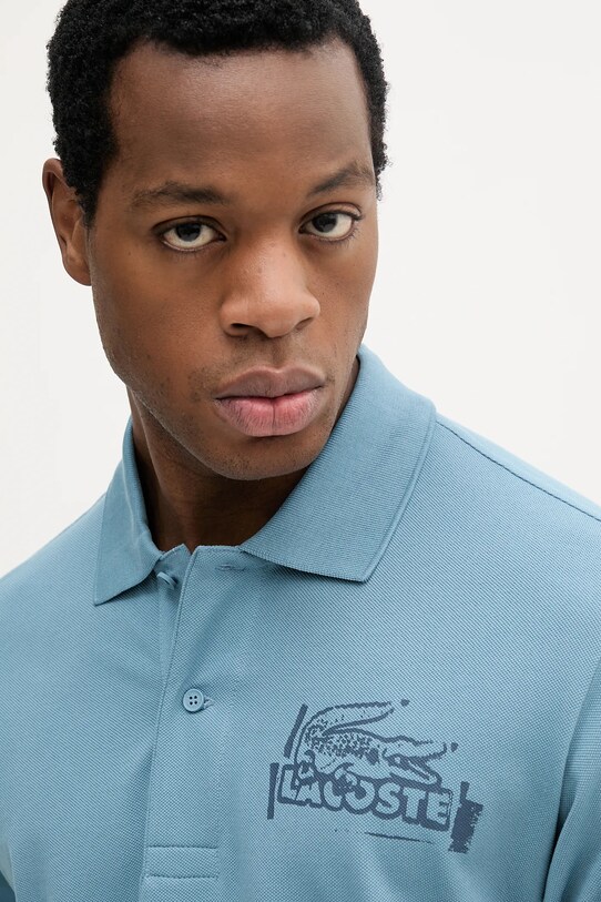 Lacoste polo de bumbac albastru PH0285