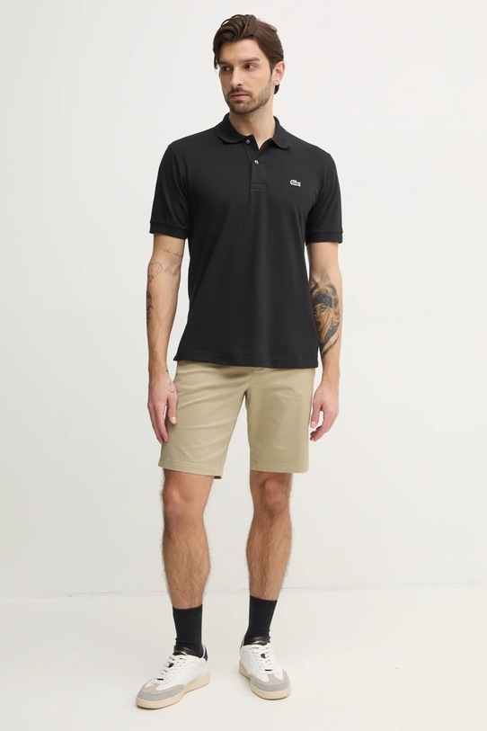 Polo majica Lacoste PH9851 crna SS25