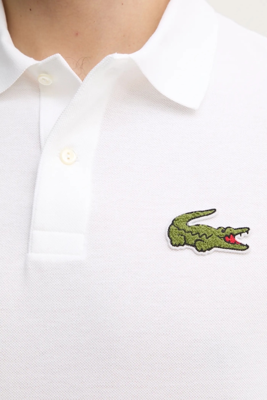 Pamučna polo majica Lacoste PH2751 bijela