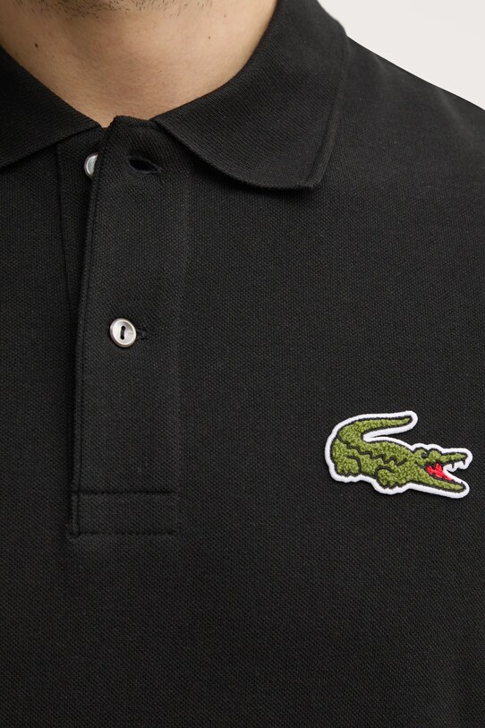 Lacoste pamut póló PH2751 fekete