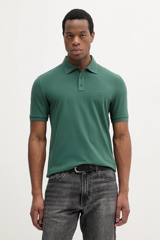 Liu Jo tricou polo regular verde QA5157.J0299