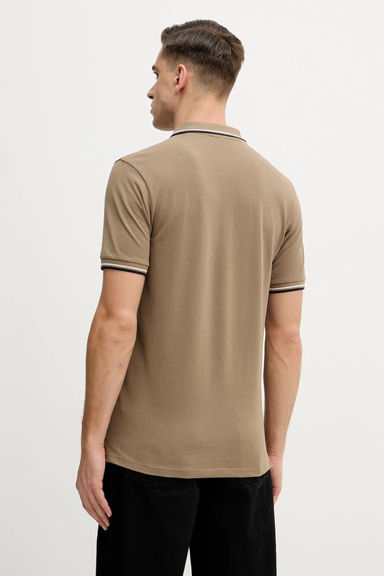 Odzież Lindbergh polo bawełniane 30.404010.DK.STONE zielony