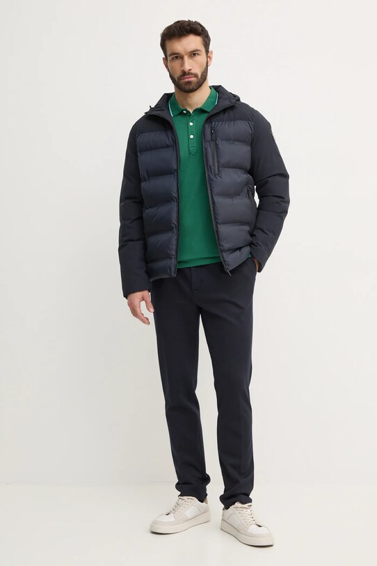 Lindbergh polo de bumbac 30.404010.GREEN.CASH verde SS25