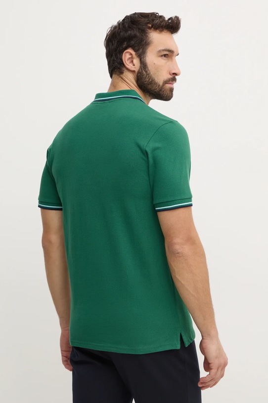 Odzież Lindbergh polo bawełniane 30.404010.GREEN.CASH zielony