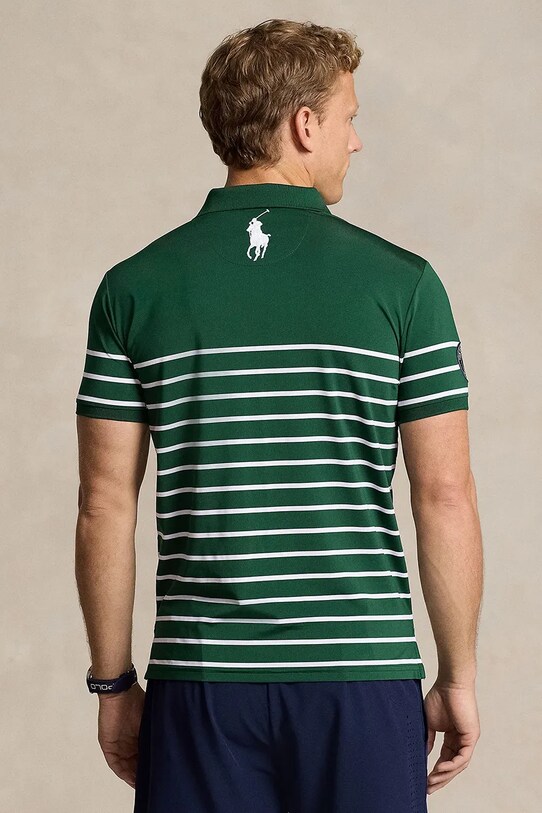 Polo Ralph Lauren tricou polo 710945874 verde SS25