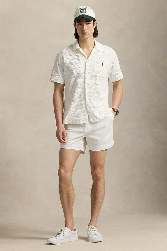 Odzież Polo Ralph Lauren polo Wimbledon Collection 710981134 biały
