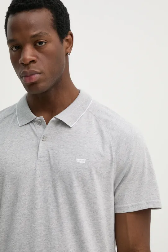 Polo tričko Levi's SHORELINE TECH POLO sivá 001EK