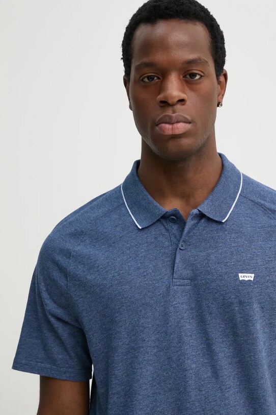 Levi's polo SHORELINE TECH POLO niebieski 001EK