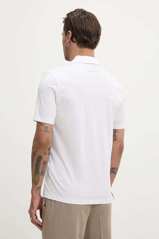 Oblačila Bombažen polo HUGO 50542961 bela