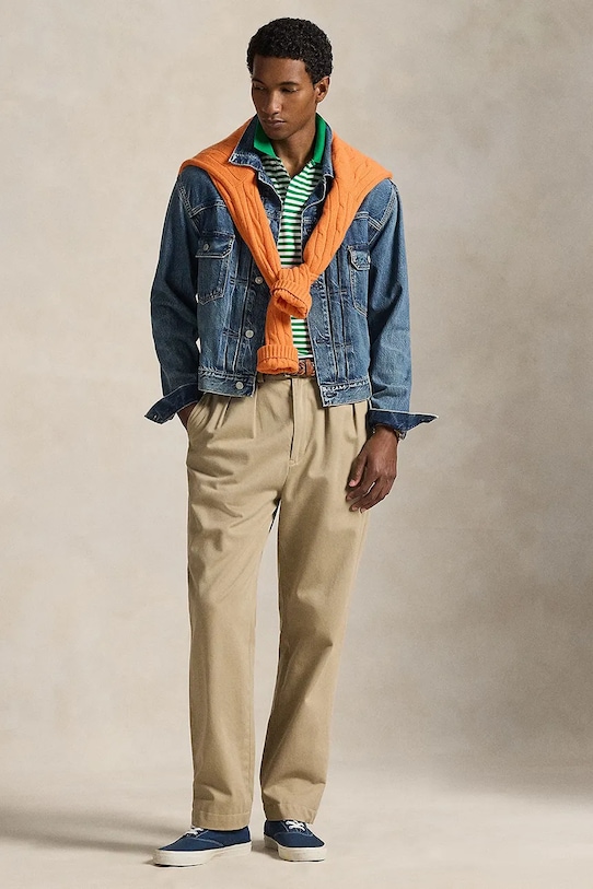 Odzież Polo Ralph Lauren polo bawełniane 710956682 zielony