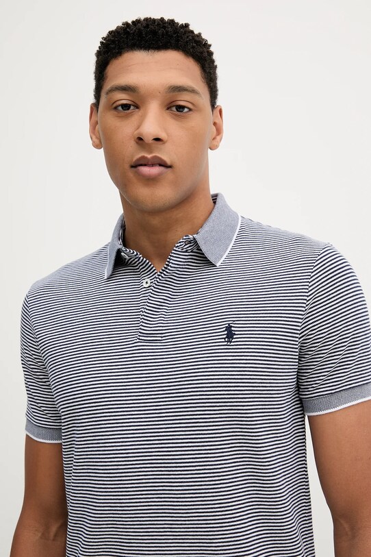 Бавовняне поло Polo Ralph Lauren темно-синій 710963495