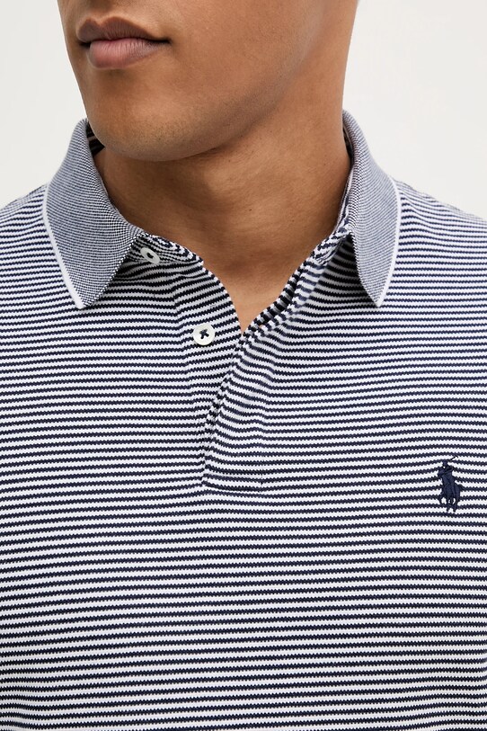 Бавовняне поло Polo Ralph Lauren 710963495 темно-синій