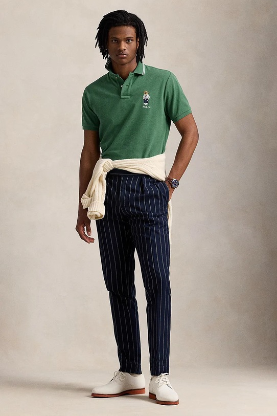 Îmbrăcăminte Polo Ralph Lauren polo de bumbac 710963817 verde