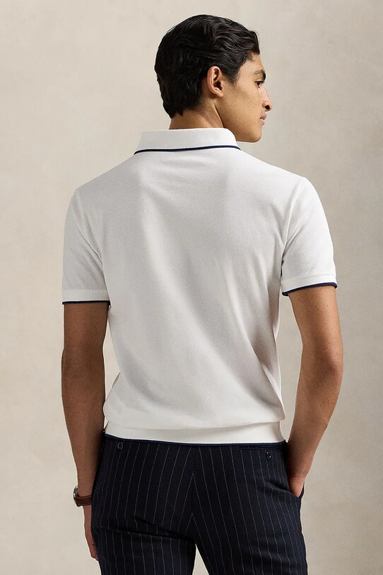 Polo Ralph Lauren polo bawełniane 710964535 biały SS25