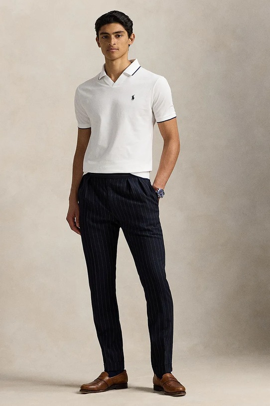 Одежда Хлопковое поло Polo Ralph Lauren 710964535 белый