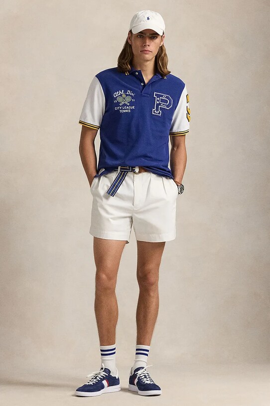 Odzież Polo Ralph Lauren polo bawełniane 710964978 granatowy