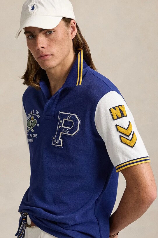 Polo Ralph Lauren polo bawełniane granatowy 710964978