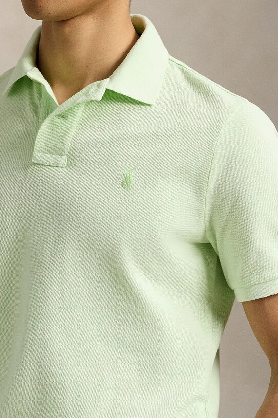 Polo Ralph Lauren polo de bumbac verde 710969626