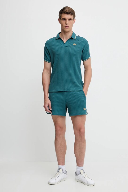 Поло adidas Originals Polo Shirt KC0691 бірюзовий SS25