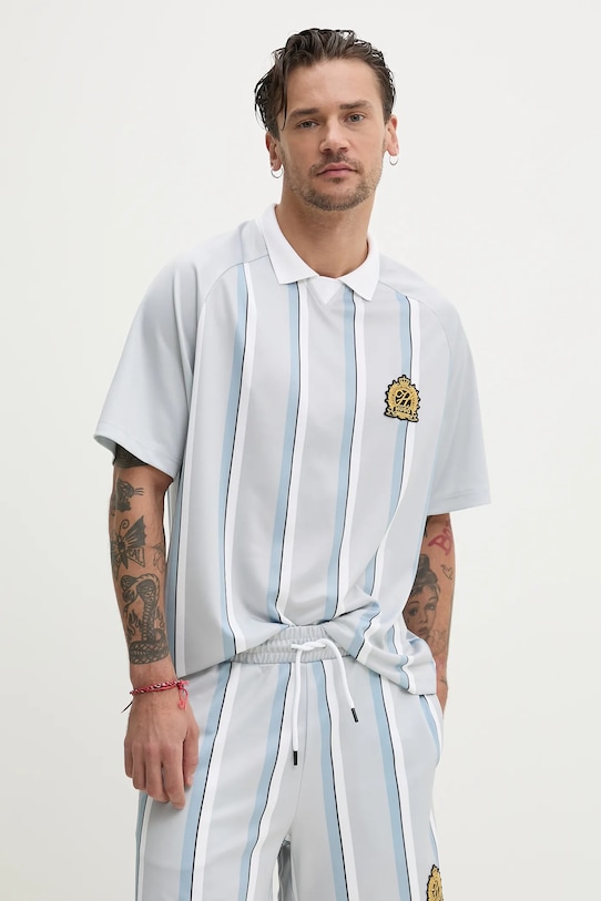 HUGO tricou polo relaxed gri 50535763