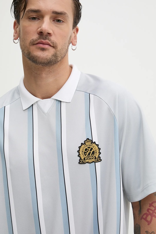 HUGO tricou polo gri 50535763