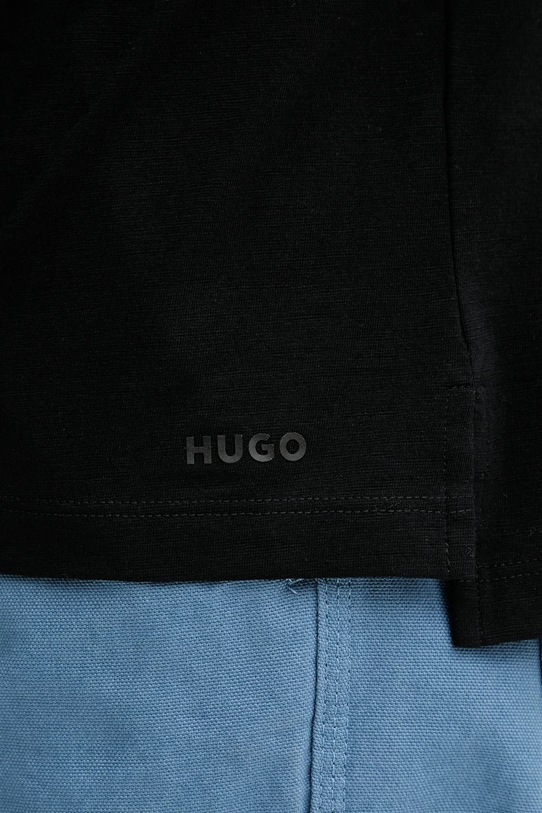 Πόλο HUGO 50543368 μαύρο