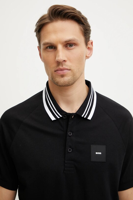 BOSS Green polo czarny 50538176