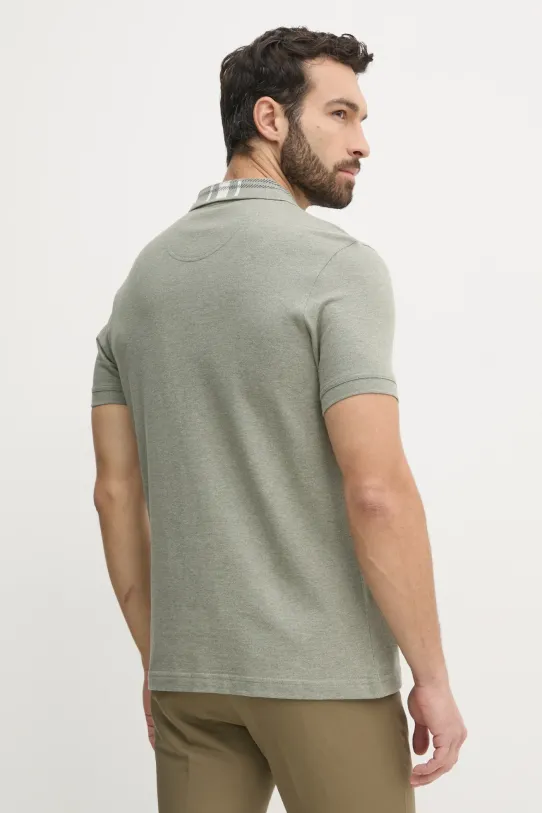 Îmbrăcăminte Barbour polo de bumbac Trematon Tailored Fit Polo Shirt MML1452 verde