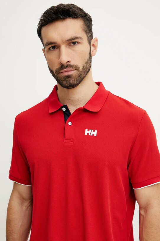 Helly Hansen tricou polo OCEAN rosu 34367