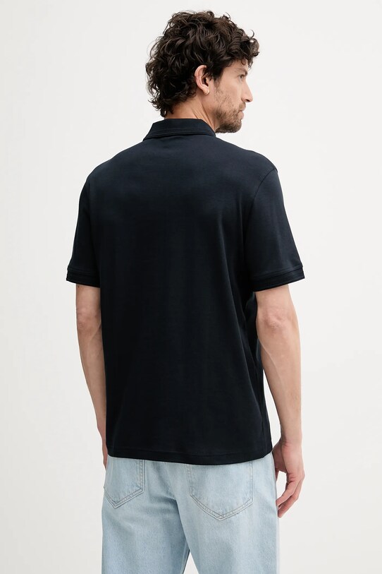 BOSS Orange polo de bumbac 50520109 bleumarin SS25