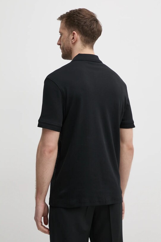 Одежда Хлопковое поло BOSS Orange 50520109 чёрный