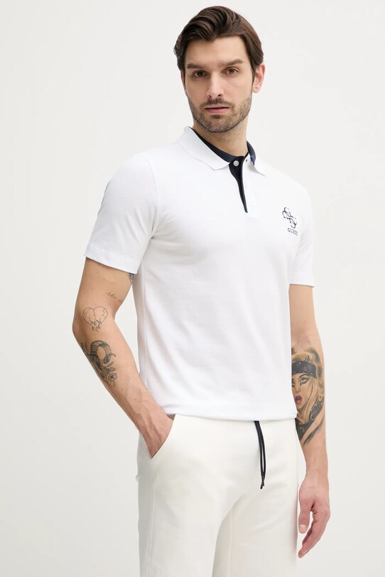 Guess polo LYLE biały M5GP60.K7O64